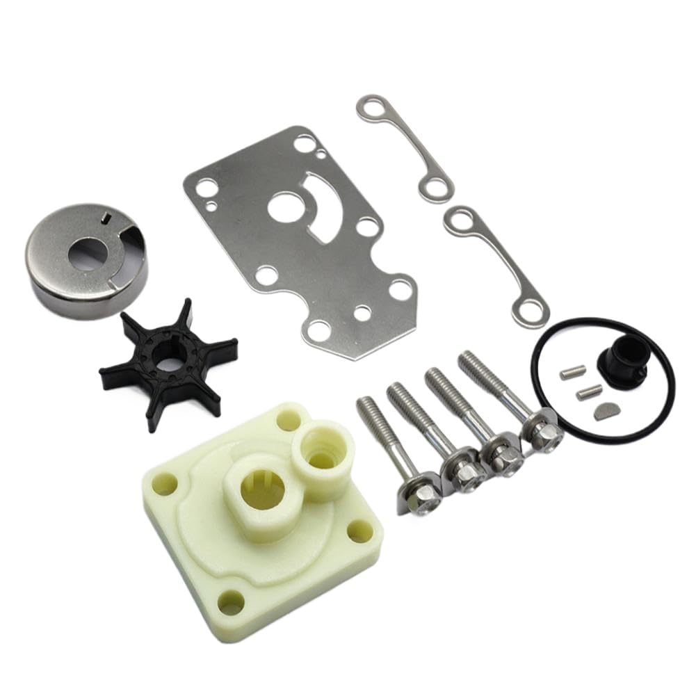Kit Riparazione Pompa Acqua Compatibile Con Outboard 4 Stroke 15 F15 | Adatto per motore barca modello 20 F20 ; Numeri di parte 6AH-W0078-00, 6AH-W0078-01, Sierra 18-3479