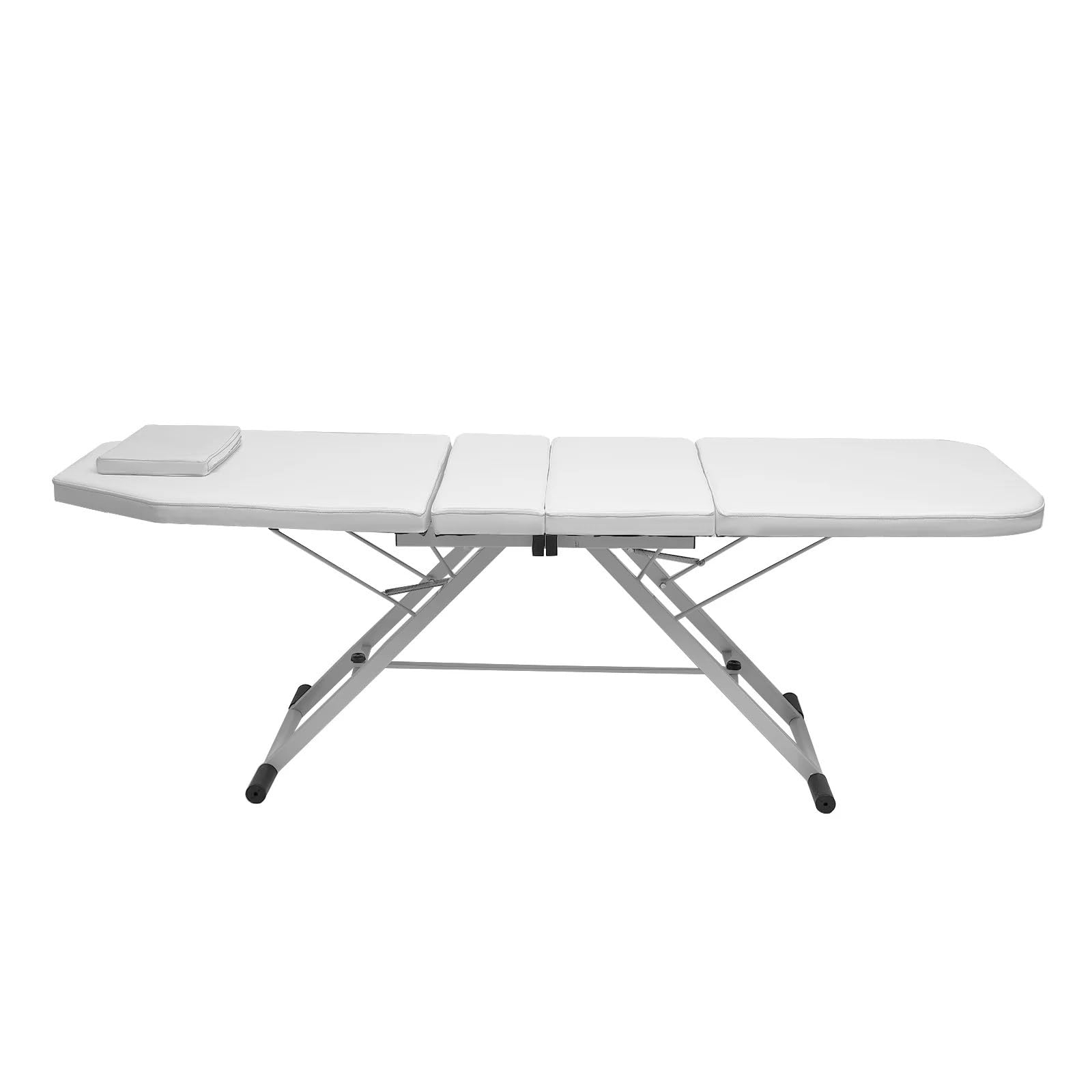 Camilla Masaje Plegable Mesa de masajes Plegable for salón de Belleza, Cama for Tatuajes, Silla de SPA Blanca, Duradera, for Terapia de pestañas, reclinable Liviana