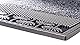 CarFashion 257743 Pur|Centerclean Outdoor Fu Matte schmal mit Hochwirksamer Textileinlage und Einer Scraper-FL?Che, TPE-VC 100% Nachhaltig, 75 x 25 cm, Anthrazit-metallic