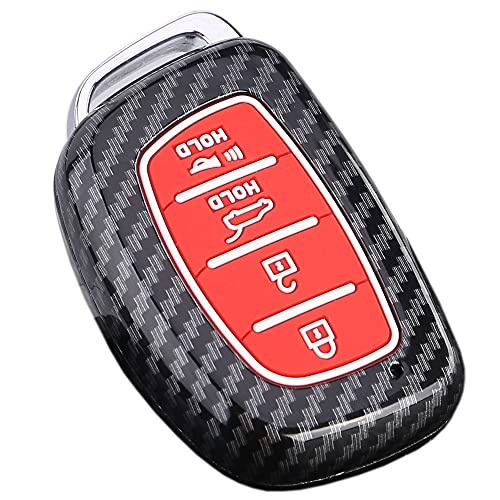 Horande ABS Carbon Fiber Pattern Protector Key Fob Cover Case