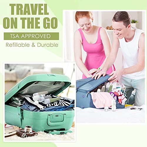 18 Pack Travel Bottles Set For Toiletries, Tsa Approved Refillable Toiletry Containers Leak Proof Squeezable Silicone Travel Bottles Kit For Shampoo Conditioner Lotion Body Wash (2Oz/3Oz) #TOP5