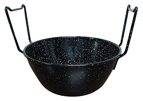 Garcima Sartén Freidora Doble, Esmaltado, Negro, 25 Cm