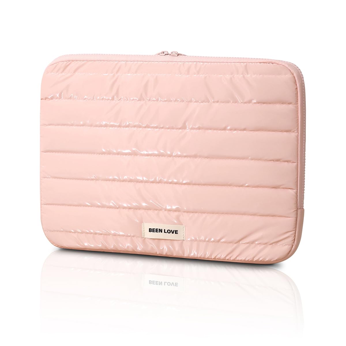 Teryeefi Laptop Sleeve Bag Case 13 14 15 Inch, Fashion Waterproof Function Puffy Laptop Sleeve for Women Girls Carrying Case