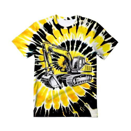 Image of Kids Tie Dye T-Shirt,Children Hippies Senior Tie Dye Tee Tshirt for Boys Girls