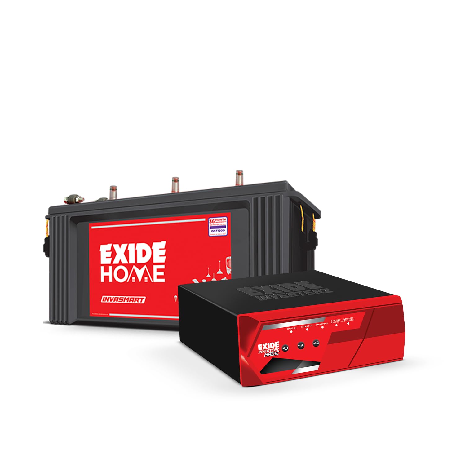 Exide Inverter & Battery Combo for Home & Small Office – MAGIC12V875 (875VA/12V) Square Wave Inverter + INVASMART ISST1200 120Ah Short Tubular Battery | 42M Inverter & 36M Battery Warranty-picture-19