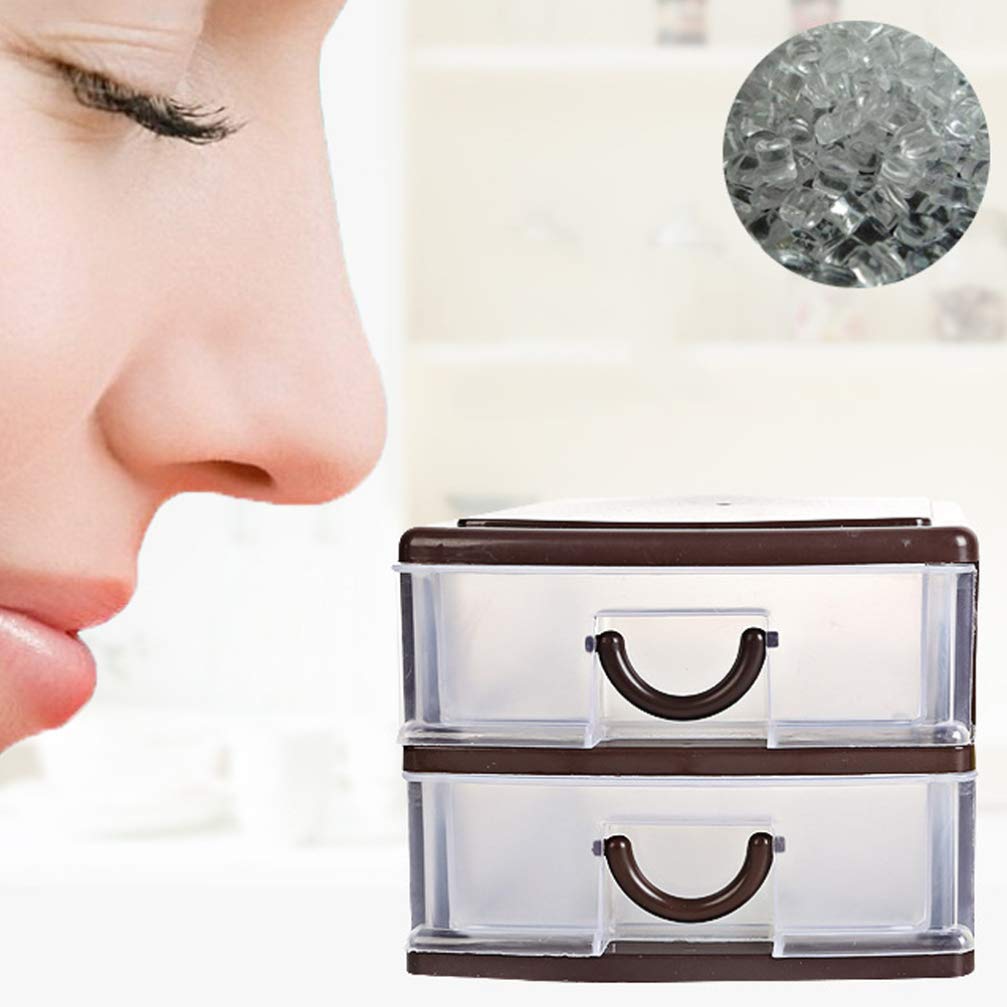 HONITANO 4er Set Aufbewahrungskörbe - Kunststoff Organizer Für Schreibtisch & Kosmetik