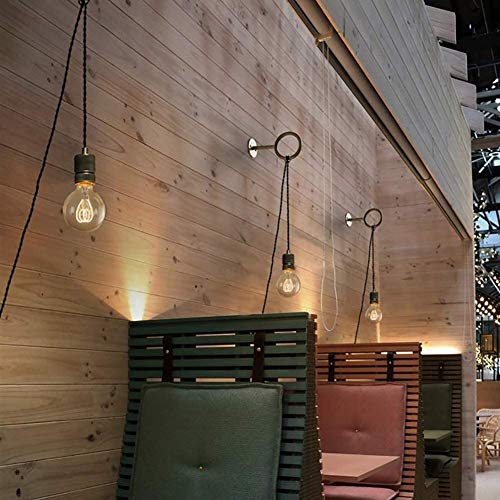 Luces de Cuerdas Vintage Oro WQHPLMD con Soporte de Pared para Decoración 5
