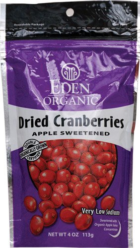Organic Dried Cranberries Sweetened with Apple Juice - 4 oz - 2 pc_AB