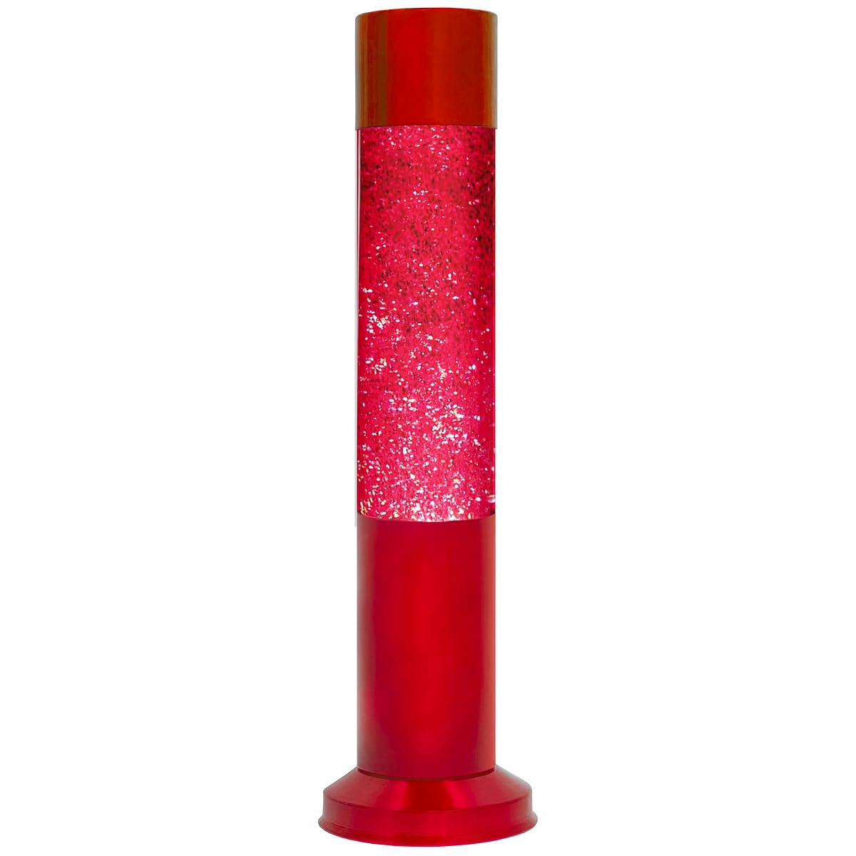 Nova Red Baby Glitter Lamp 13" Sensory Soothing Lamp (Red)