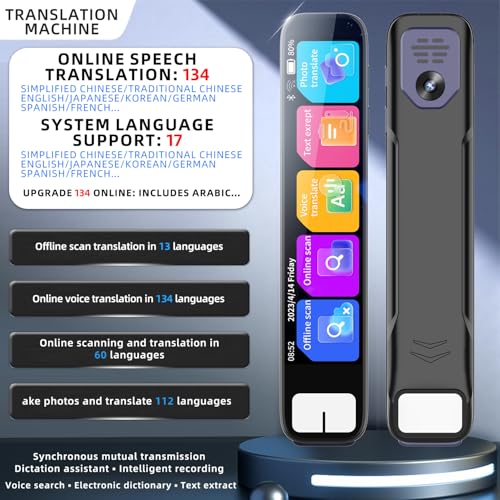 Image of Scan Sense Pen, Scansense Ai Smart Pen, Instant AI Answers for Math, History & More, Offline Translation 60+ Languages for Camera, Bluetooth, Music & File Storage (1 PCS)
