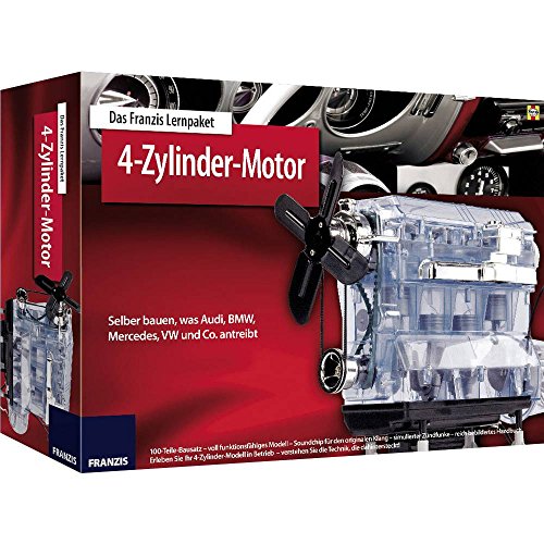Franzis 65275-9 Lernpaket 4-Zylinder Motor als Bausatz