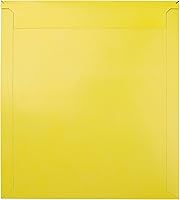 Vista 4 de Sobres de cartón de 9.5 x 11 pulgadas – Sobres de documentos amarillos – Paquete de 25 – Sobres de documentos – Sobres de correo de papel – Sobres