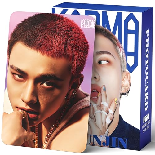 Stray Kids KARMA Photocards 127PCS KARMA Album Photo Card Set Stray Kids The 4th Album Merch 55 PCS Photocard and 72 PCS Stickers Gift for STAY Straykids 2025 Gift Set (HYUNJIN)
