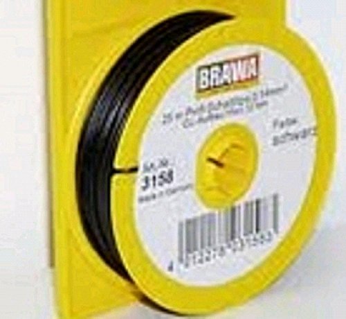 Brawa 3158 Schaltlitze 0,14 mm², 25 m Spule, schwarz