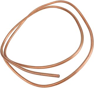 Soft Copper Tube Pipe, 2m C1100 T2 Copper Tube Oxidation Resistance for Refrigerator