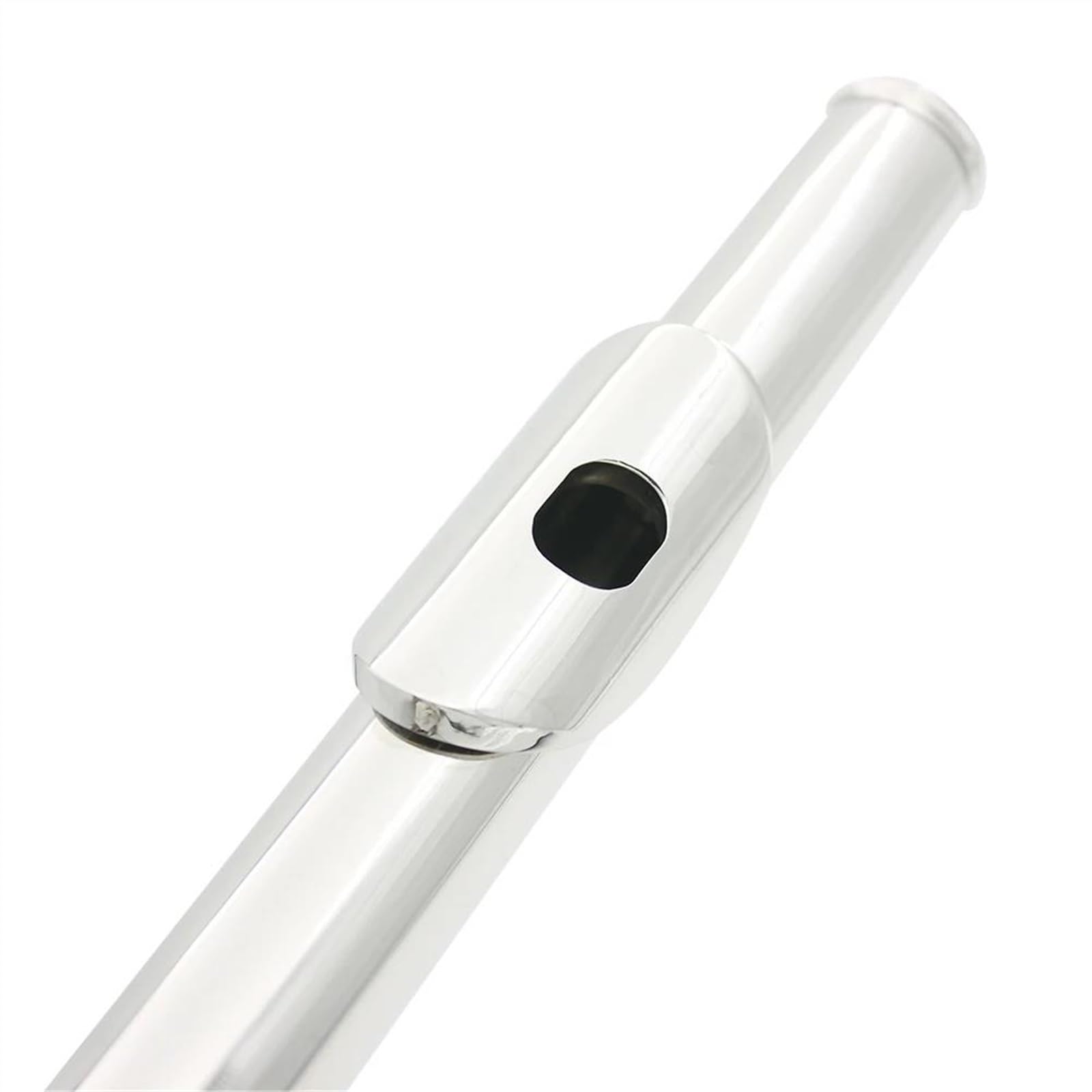 Set di flauti a 16 Fori Chiusi, tonalità Do, placcati in Argento, più Chiave Mi, Strumento a fiato.,
