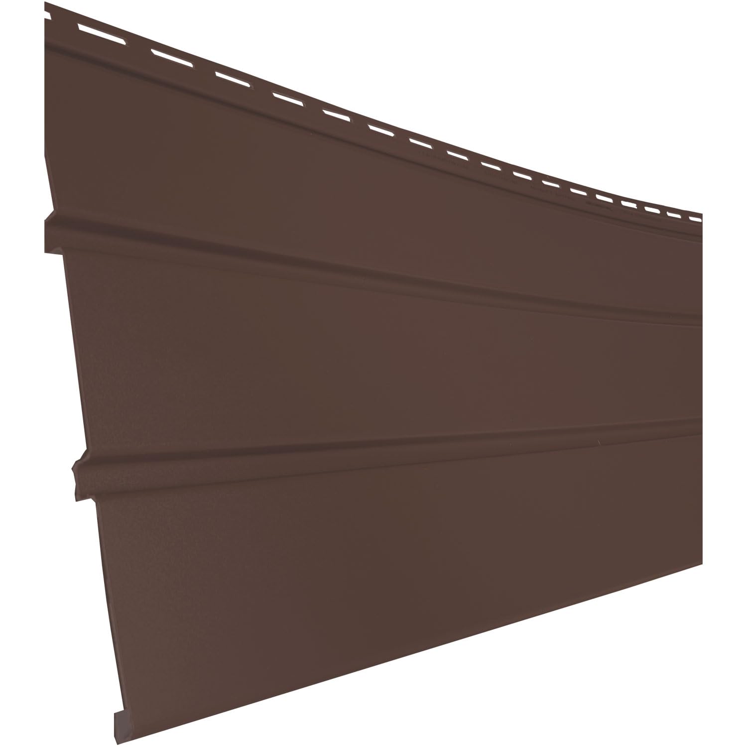 Polaris 12 Inch Smooth Solid Vinyl Soffit (Onyx - Dark Grey, 12ft. Long Pieces)