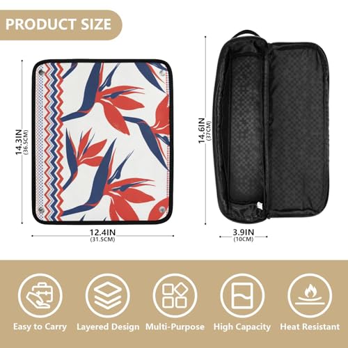 Estuche para planchas y rizadores 2 en 1 para viaje miniatura 4