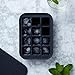 W&P Peak Silicone Everyday Ice Tray w/ Protective Lid | Charcoal | Easy to Remove Ice Cubes | Food Grade Premium Silicone | Dishwasher Safe, BPA Free