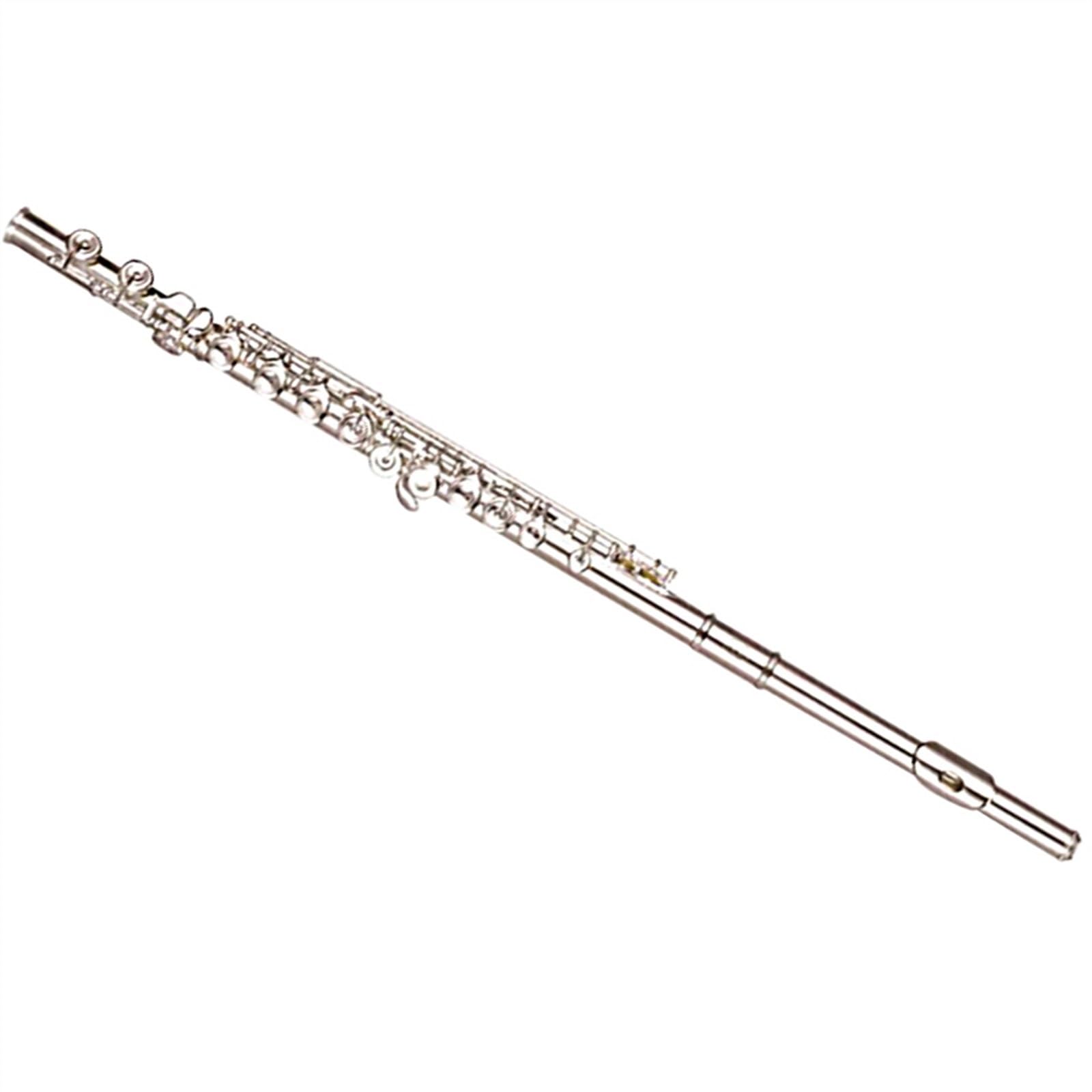 Set di flauti, Strumento Musicale per Suonare Il Flauto, Tasti francesi, 16 Fori Chiusi, Tono Do, Rame Bianco, Materiale Placcato Argento.,