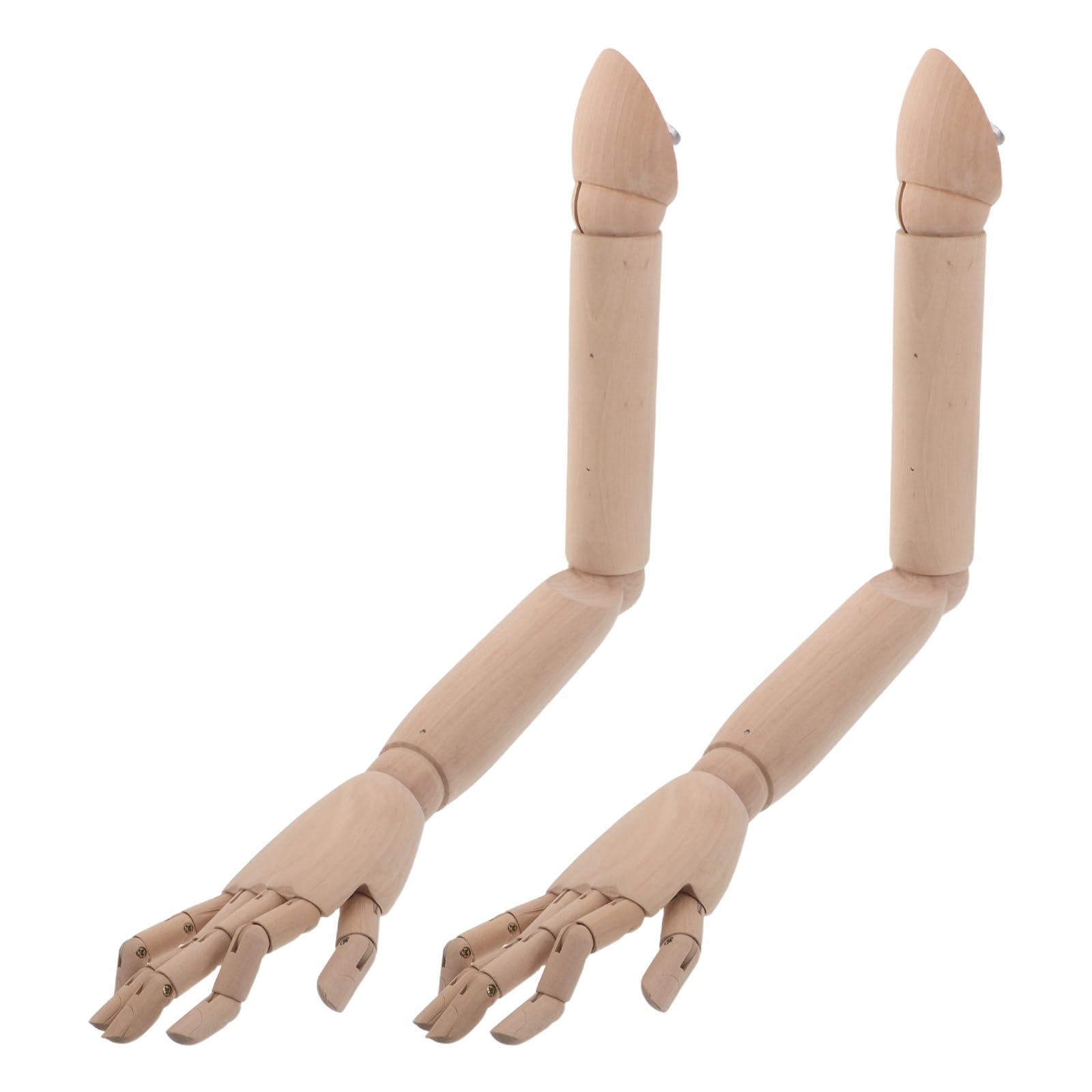 Brazos articulados de madera para maniquí y proyectos artísticos