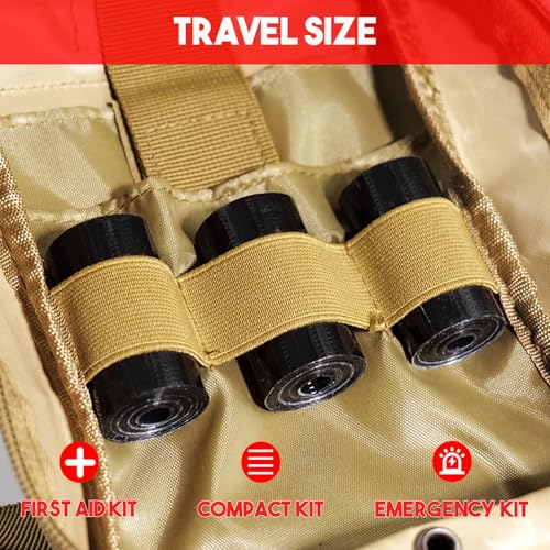 Image of Mini Duct Tape - Heavy Duty Travel Size Rolls for Camping, Travel, Emergency, Cycling, Vehicle, Etc. 2 Inch x 16 Feet, Pack of 1, Black