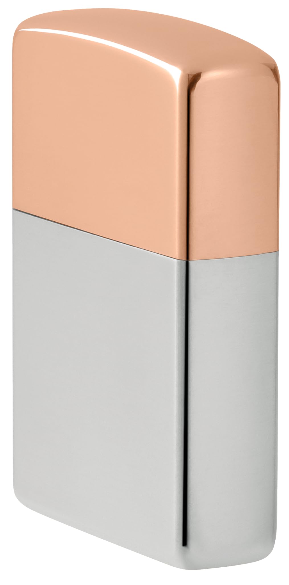 Zippo Accendino da tempesta – Bimetal Collectible, custodia in argento Sterling, Copper Lid, Base Model – Ricaricabile – Riutilizzabile – Design antivento – Confezione regalo – Made in USA