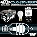 CEC Industries TS60 A19 Frosted Incandescent Replacement Edison Light Bulb, Silicone-Coated, 130V, 60W, E26 Medium Screw Base, Soft White (6-Pack)