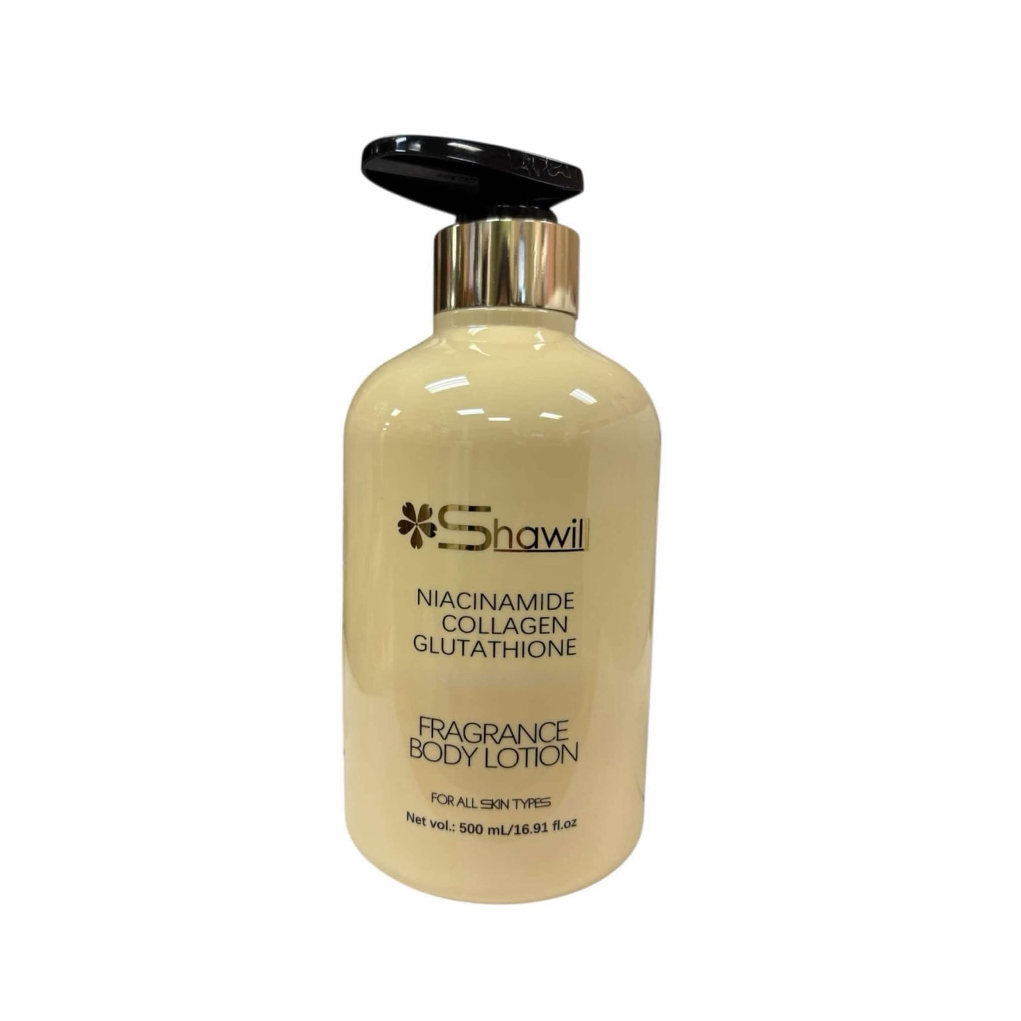 Amazon.com : Shawill Niacinamide Collagen & Glutathione Fragrance Body  Lotion 500ml