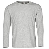 Long-sleeve shirt with round neck made from cotton/Lycra rib (weight 165 g/m² (White: 160 g/m²)) Higher stitch density for improved printability Valueweight Long Sleeve T in many different variants With each set, there is a free Web-Textilien24 bag i...