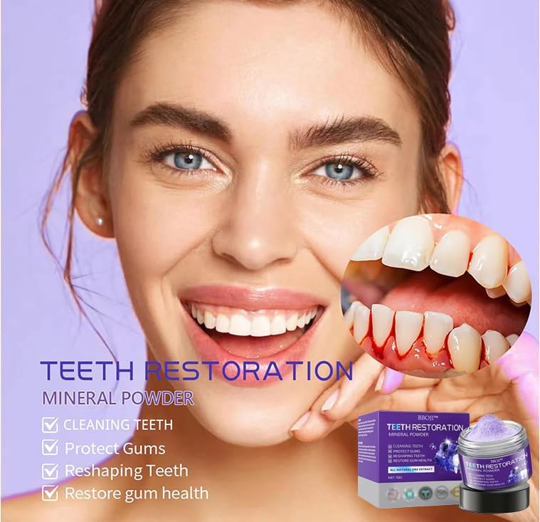 Miniatura 7 de BBOJI - Polvo mineral de restauración de dientes, polvo mineral de restauración de dientes BBOJI, protege los dientes y las encías y resuelve