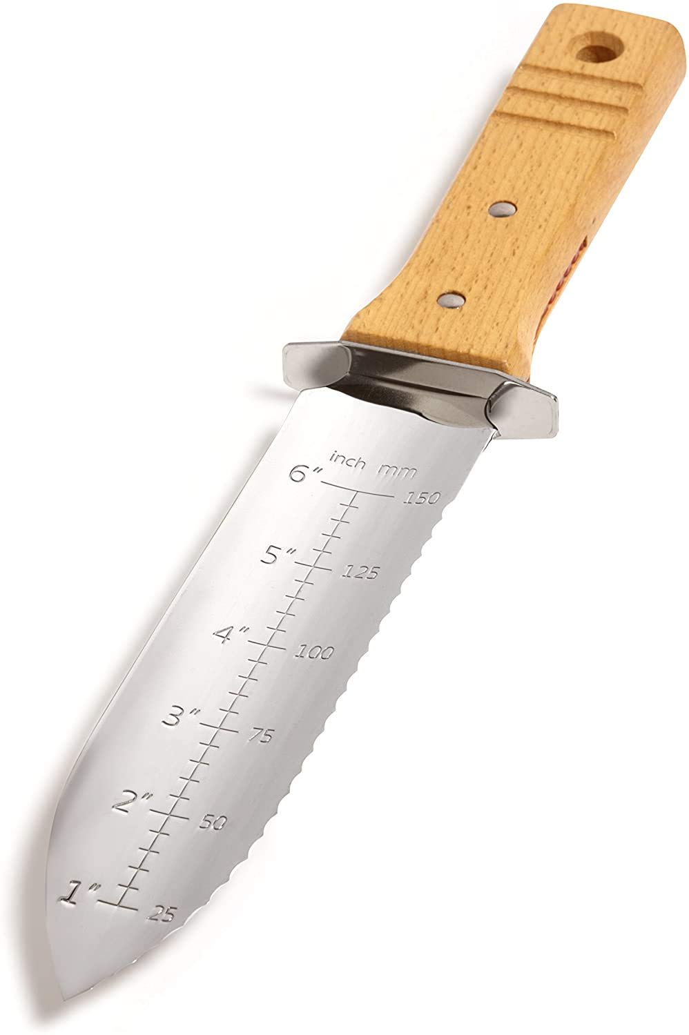 Wielofunkcyjne narzędzie ogrodowe, przeszczep "Hori Hori" ze stali nierdzewnej - Nisaku Made in Japan