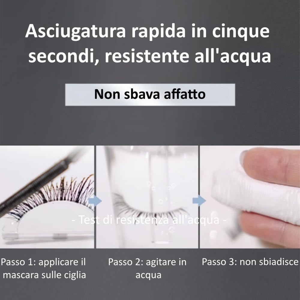 Alvionna Velveteye -IL Mascara per Ciglia Mature,Volume‑Lunghezza Ciglia