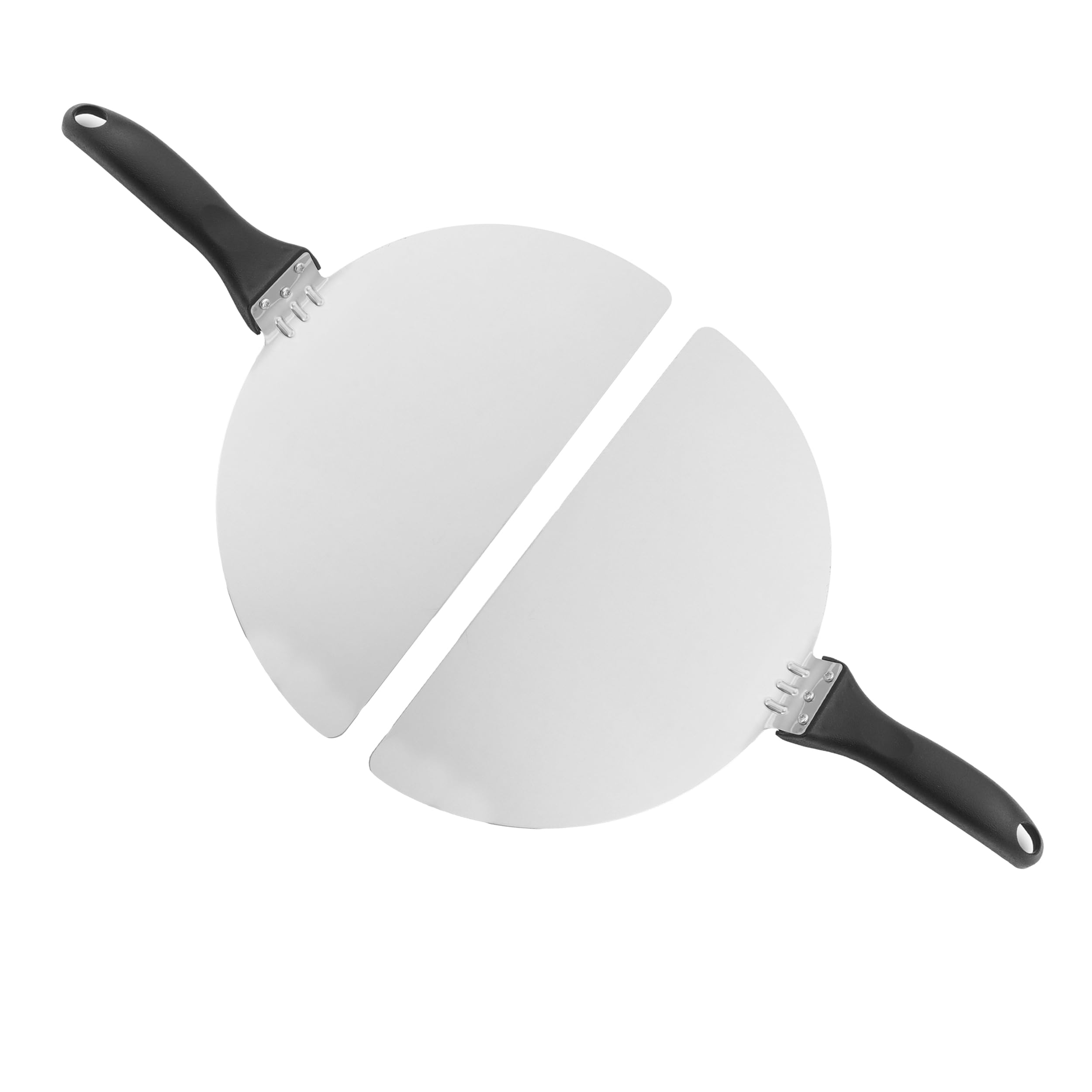 YIBAKE Stainless Steel and Aluminium Spatula with Non-Slip Handle – 28 cm, Perfect for Pizza, Cakes and tarte flambée