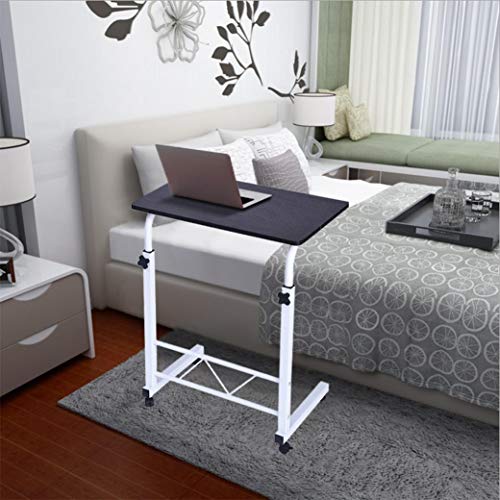 Shirt Luv Folding Standing Laptop Desk for Bed Adjustable Height-Multi-Function Laptop Bed Table Stand Lap Desk with Wheels Couch Table-Laptop Desk Cart Ergonomic Table for Bed,Sofa