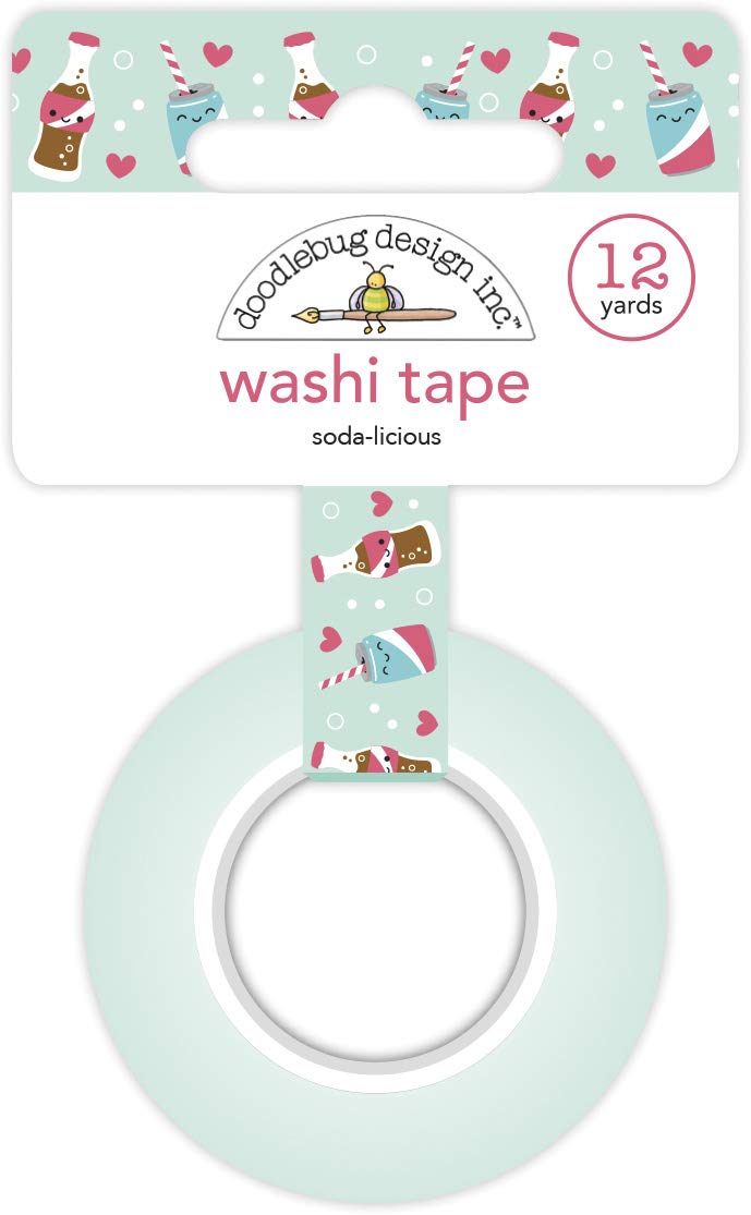 Doodlebug So Punny Washi Tape Soda-licious