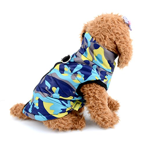 Ranphy Small Dog Camo Puffer Jacket with D-Ring and Zip - Image 3