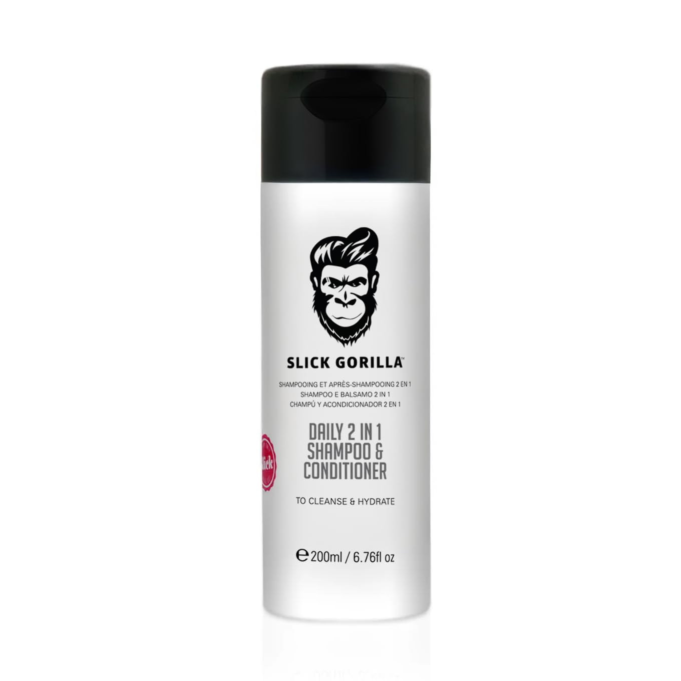 Slick Gorilla Daily 2 in 1 Hair Shampoo and Conditioner for Men Lightly Scented Mens Shampoo & Conditioner Set Cleans