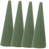 Housoutil 16個 入りコーン型花泥 生花用フォーム 花材用吸 素材 テーブル装飾