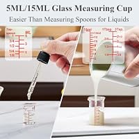 Ackers BORO3.3 Mini Borosilicate Glass Measuring Cup Set, 4-Piece, 5-60 ml — image 2