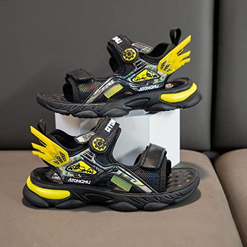 Kids Boys Walking Sandals 2025 Trendy Summer Fashion Open Toe Flat Slides Sports Shoes with Strap3