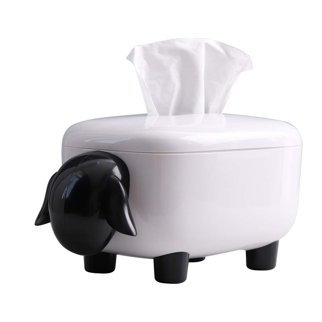 Portapañuelos de baño para encimeras y decoración de tocadores