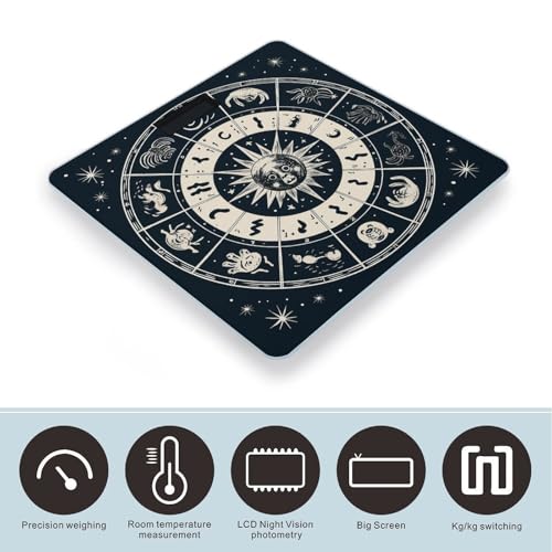 Báscula Digital de Baño con Pantalla LCD y Vidrio Templado miniatura 3