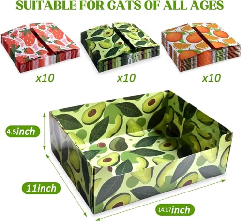 CONLI Caja de arena desechable para gatos 30 pcs pequeña miniatura 2