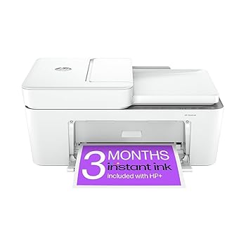 HP DeskJet 4220e All in One Printer, White/Grey