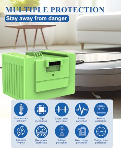 Image of Battery for iRobot Roomba e & i Series ABL-D1 Battery Replacement, Compatible with Roomba i8 i8+ i7 i7+ i4 i4+ i3 i3+ e5 e6 J7 J7+ J6+ J6 Plus J5 J5+ Series