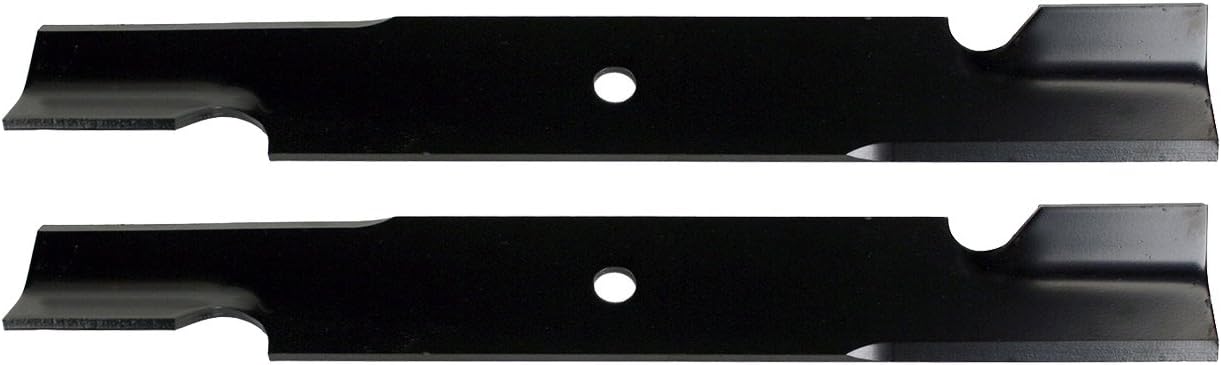 USA Mower Blades (2 U11108BP Standard Medium Lift for Great Dane D18037 GDU10231 Length 18in. Width 2-1/2in. Thickness .200in. Center Hole 5/8in. 36in. and 52in. Deck