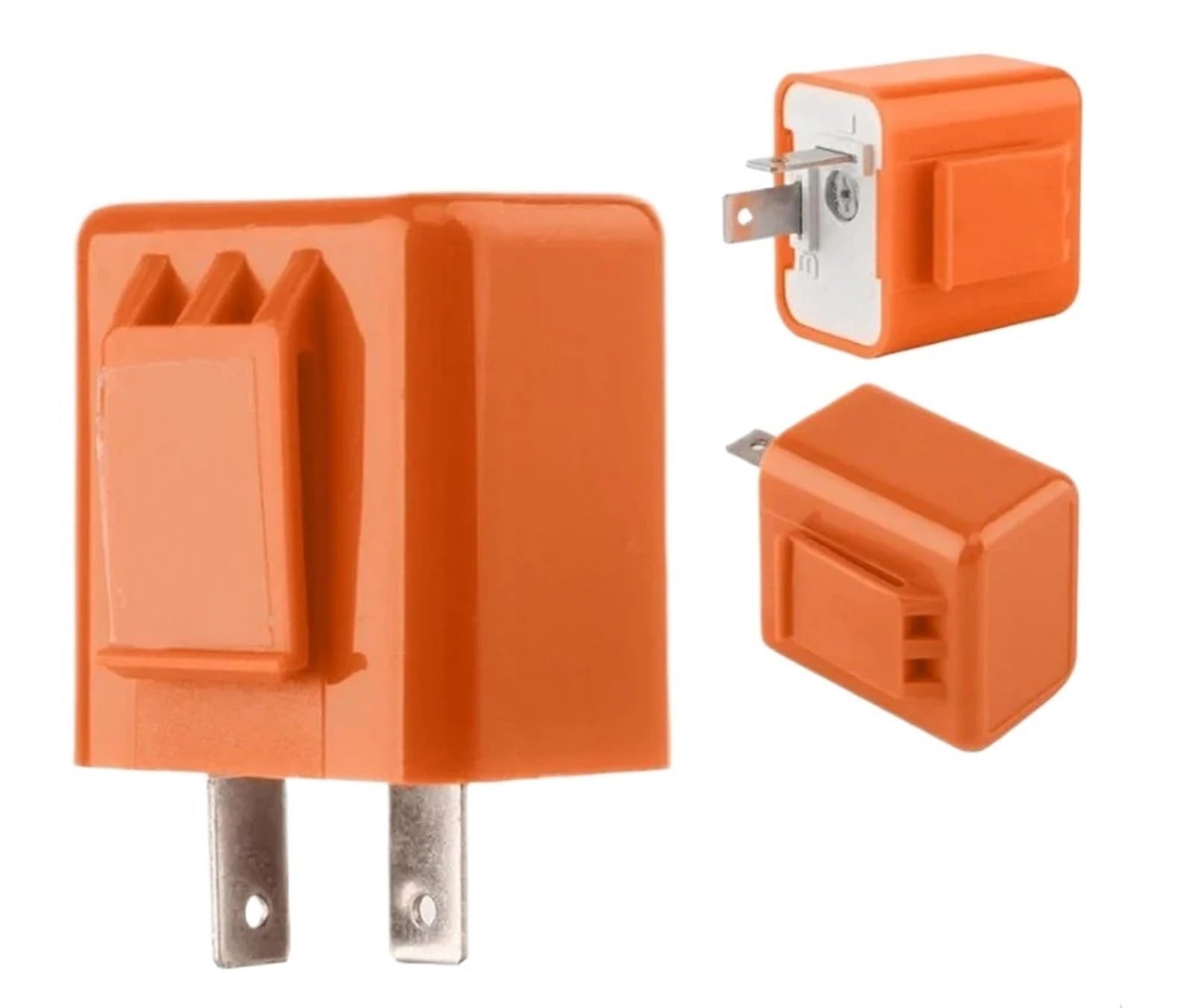 Relais clignotant LED 2 broches avec fréquence réglable anti-hyperclignotement moto