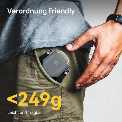 Drohne mit Kamera 4K für Erwachsene, S20 Lite FPV Drone für Anfänger, RC Quadrocopter mit Bürstenloser Motor, 36 min Flugzeit, Höhenhaltung, Kreisflug, Geschenk Spielzeug für Kinder (165 g) – Bild 6