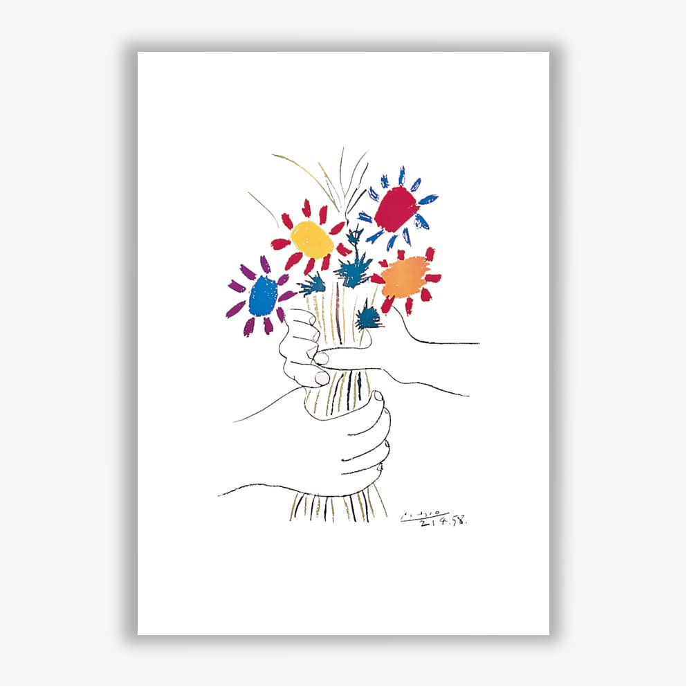 Poster giclée Picasso Petite Fleurs décoration salon impression encadrée - 2